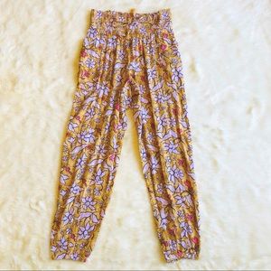 Aerie Floral Boho Print Jogger Pants
